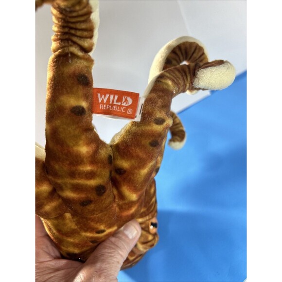 Wild Republic Plush Octopus Brown Stuffed Sea Creature Animal Squid 2016 7" - Picture 4 of 4